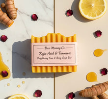 Load image into Gallery viewer, ✨ Glow Queen Kojic &amp; Turmeric Brightening Soap
