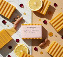 Load image into Gallery viewer, ✨ Glow Queen Kojic &amp; Turmeric Brightening Soap
